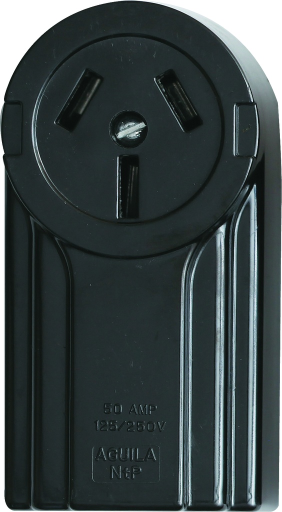 TOMA PARCHE ENTRADA RECTA 3P 3H 50A 125/250V NEMA 10-50R 112