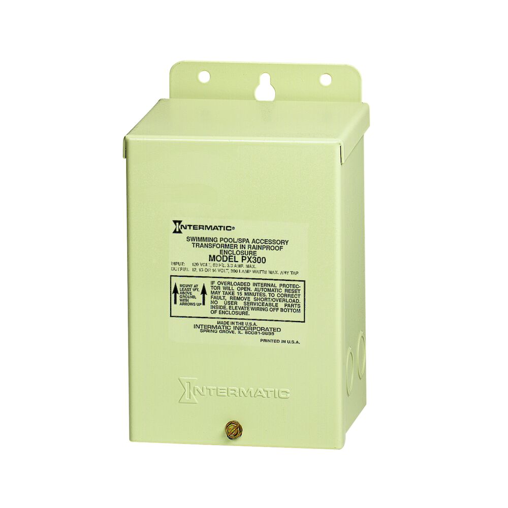 TRANSFORMADOR PISCINA 300W ENTRADA 120V SALIDA 12-14V PX300 INTERMATIC