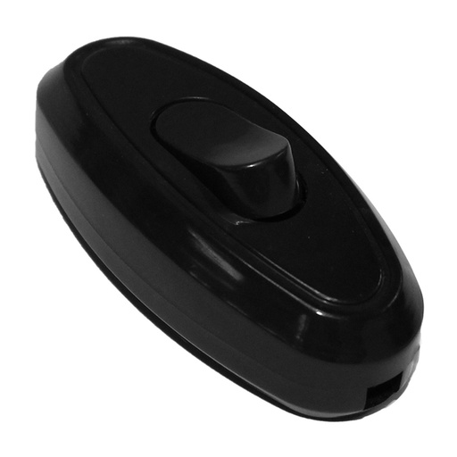 [E04182BK] APAGADOR DE PASO 1P 6A 250V COLOR NEGRO 182BK