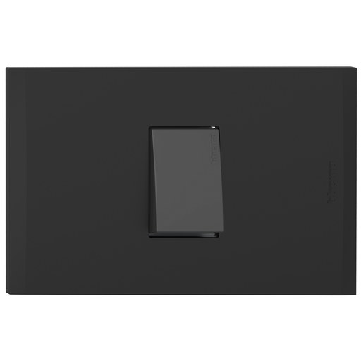 [2132100NG] APAGADOR SENCILLO 1P 15A 125V NEGRO NOBILE AF2100EANG