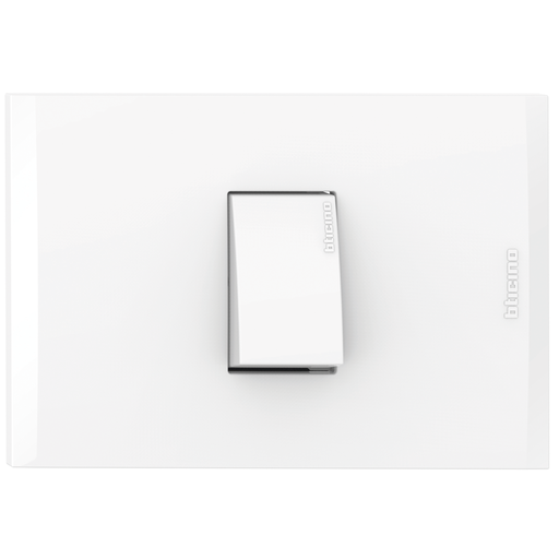 [2132101EB] APAGADOR SENCILLO 3V 15A 125V BLANCO NOBILE AF2101EB