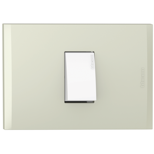 [2132101CH] APAGADOR SENCILLO 3V 15A 125V CHAMPAGNE NOBILE AF2101EBCH