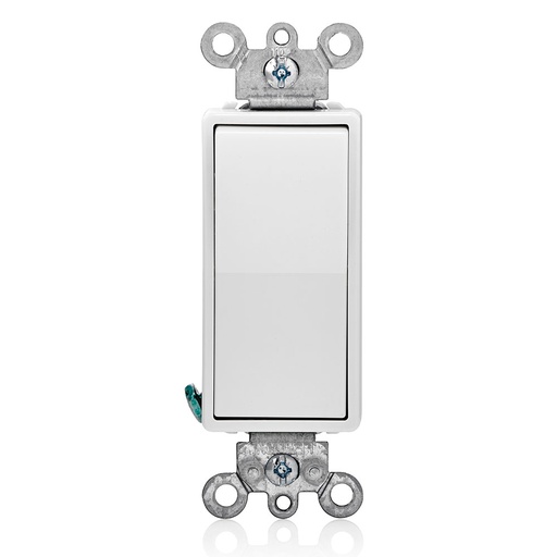 [LEV5604-2W] APAGADOR SENCILLO DECORA RESIDENCIA 4V 15A 125/277V BLANCO 5604-2W