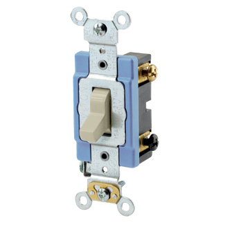 [LEV1203-2I] APAGADOR SENCILLO PALANCA INDUSTRIAL 3V 15A 125/277V MARFIL 1203-2I