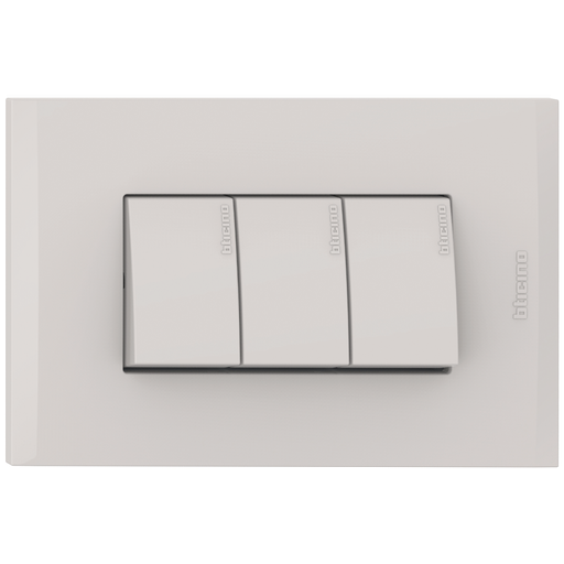 [2132300EM] APAGADOR TRIPLE 1P 15A 125V MARFIL NOBILE AF2300EM