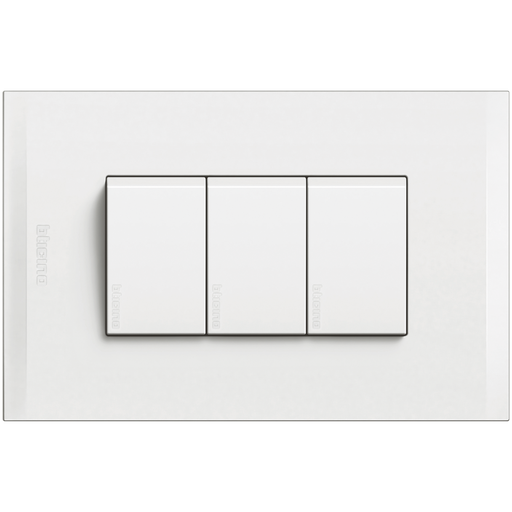 [2132301EB] APAGADOR TRIPLE 3V 15A 125V BLANCO NOBILE AF2301EBCB