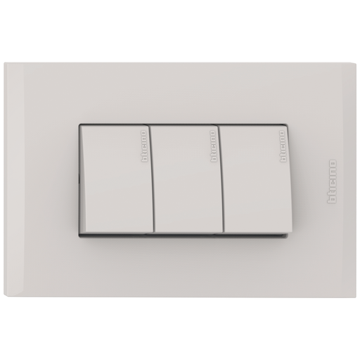 [2132301EM] APAGADOR TRIPLE 3V 15A 125V MARFIL NOBILE AF2301EM