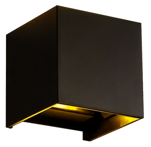 [Z513636] APLIQUE LED EXTERIOR CUADRADA NEGRA 6W 90-260V 298LM 3000K LI-3636