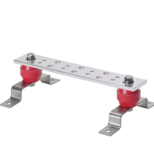 [P02TGB6] BARRA TIERRA TGB 6 ESPACIOS 1/4"X 2" X12" GB2B0306TPI-1