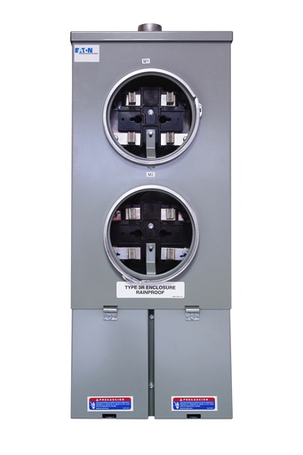 [40521003] BASE PARA DOS MEDIDORES 100A, 1F 3H 240V NEMA 3R PARA CH 2P CHM2100MR3