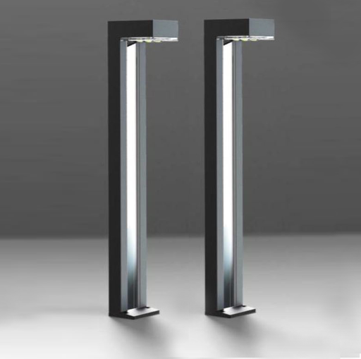 [318SOL27] BOLLARD LED SOLAR 100lm 3000K IP65 IK10 SOLUX BOLLARD DECO 2PACK