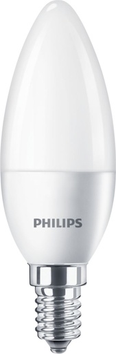 [3PH26511] BOMBILLO LED VELA E14+E27 B35 3.5W 100-240V 350lm 6500K