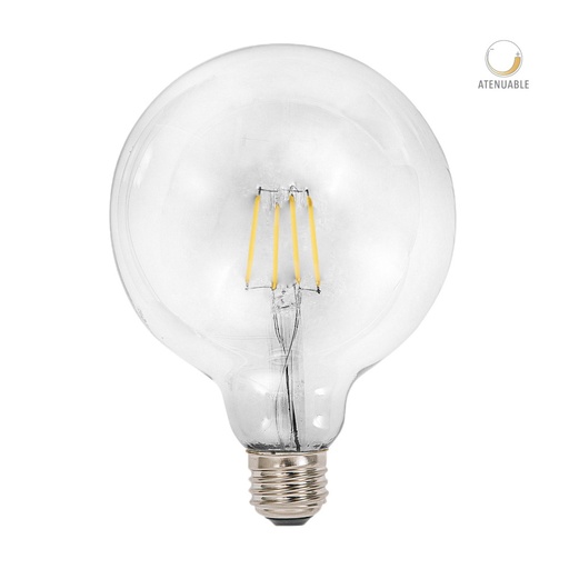 [3TE4125] BOMBILLO LED VINTAGE G125 E27 4.5W 127V 450LM 2700K 4DG125LEDF27VT