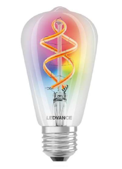 [O174720] BOMBILLO LED VINTAGE SMART EDISON E27 6W 127V 500lm RGBW