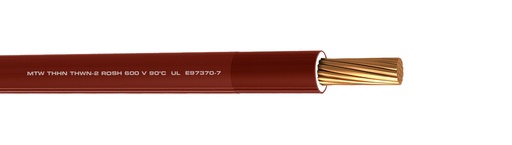 [10612KROMX] CABLE THHN CAL 12AWG ROJO CARRETE CONDUMEX