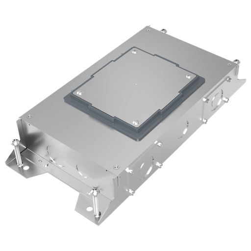 [W03430] CAJA PISO SERIE RFBA 2 GANG SALIDA 3/4 - 2 WIREMOLD RFBA2R30