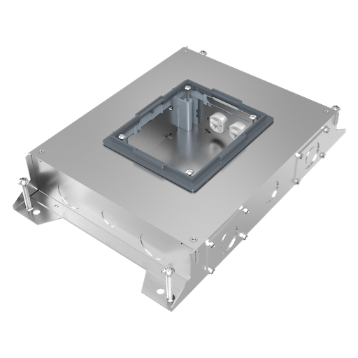 [W034R30] CAJA PISO SERIE RFBA 4 GANG SALIDA 3/4 - 2 WIREMOLD RFBA4R30
