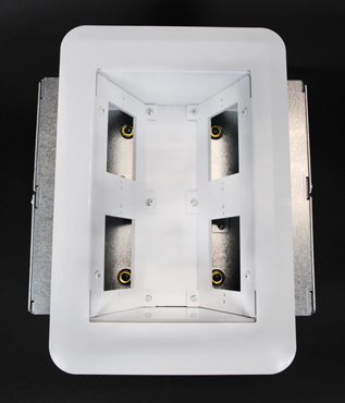 [W06SB4] CAJA TV CON 4 SALIDAS 4 GANG SERIE EVOLUTION WIREMOLD EFSB4