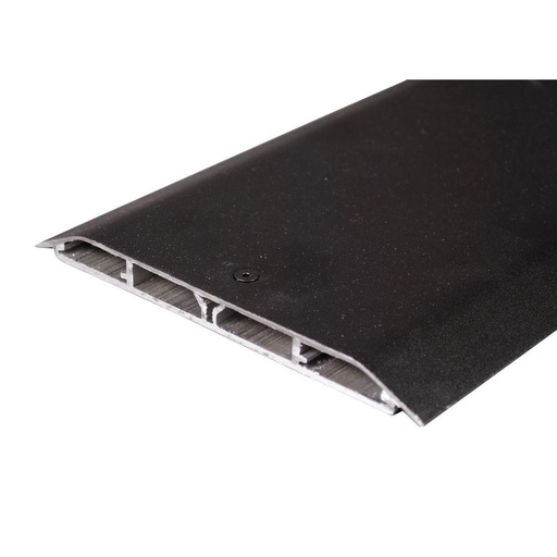 [W06BC8] CANALETA PISO 1x2mmx2.4m C/TAPA SERIE OFR NEGRO WIREMOLD OFRBC-8
