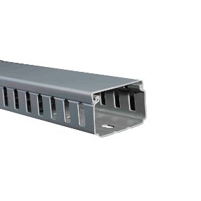 [93210092] CANALETA RANURADA GRIS 60X60X2000MM DXN10092