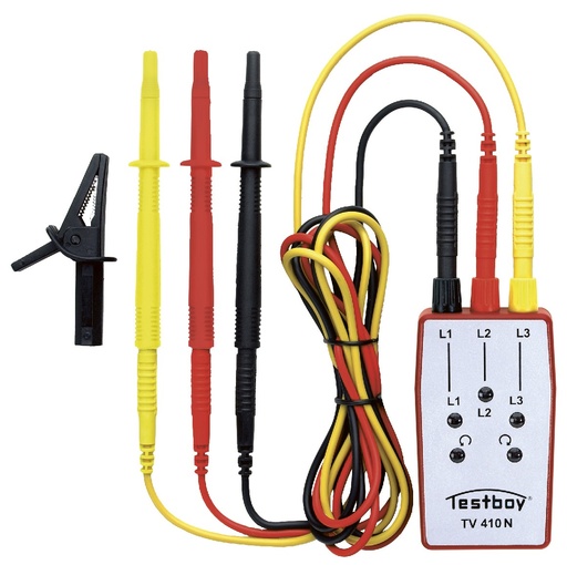 [TB410N] COMPROBADOR DE CAMPO ROTATORIO Y SECUENCIA DE FASE. TESTBOY