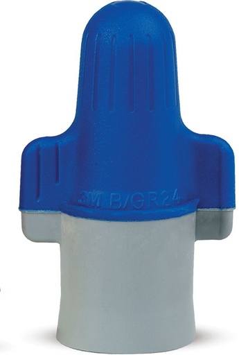 [B75BG] CONECTOR 3M RESORTE AZUL- GRIS TIPO B/G CALIBRE 14-6 AWG