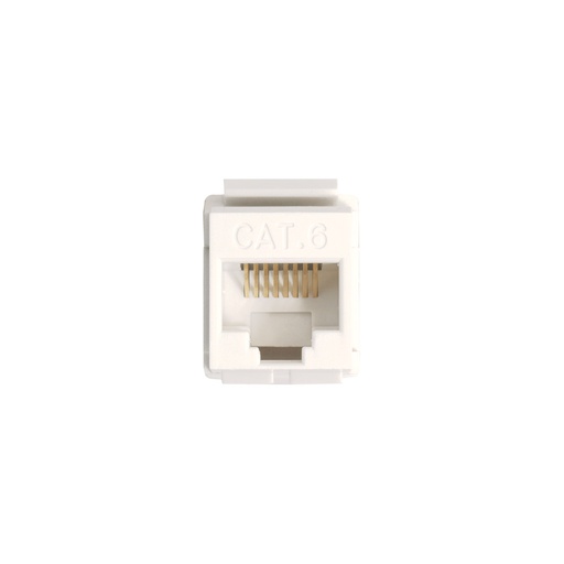 [E09104] CONECTOR DATOS JACK RJ45 CAT.6 KEYSTONE BLANCO 66104-W