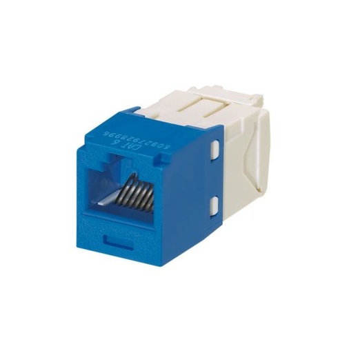 [P04688TPBU] CONECTOR JACK RJ45 AZUL CAT6 PANDUIT CJ688TGBU