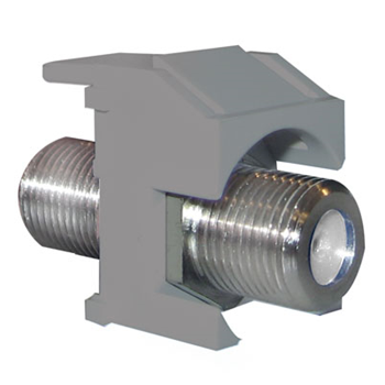 [221CM1] CONECTOR JACK TV TIPO F KEYSTONE MAGNESIO ADORNE ACNRFCM1