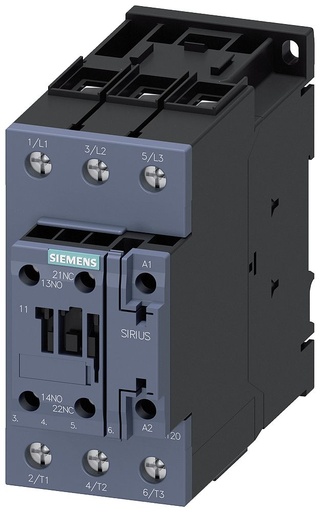 [51771AK60] CONTACTOR 65 AMP AC-3 BOBINA 120 VAC 1NA+1NC S2 3RT20371AK60 SIEMENS