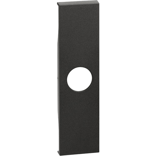 [214KG08] CUBIERTA 1 MODULO PARA COAXIAL TV NEGRO LIVING NOW KG08