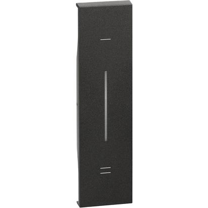 [21433NG] CUBIERTA 1 MODULO PARA DIMMER K4411C NEGRO LIVING NOW KG33