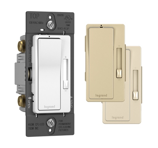 [D01453P] DIMMER 1P/3V 120V BOMBILLO LED 450W KIT WH,IV,LA RADIANT RHCL453PTC