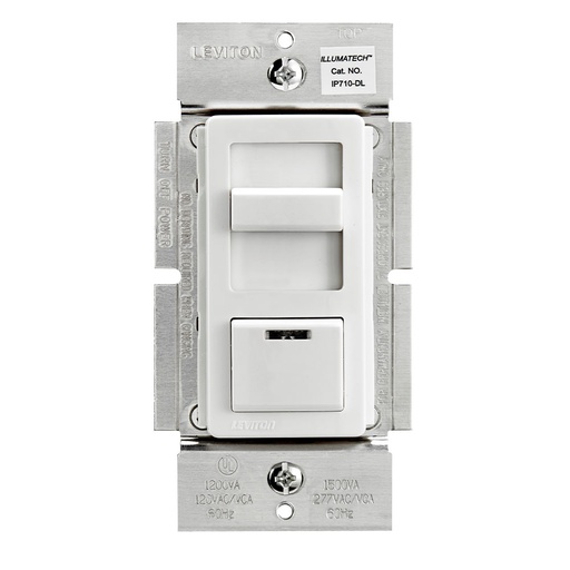 [LEVIP710-DLZ] DIMMER DESLIZANTE 0-10V 1P/3V LED 1200VA 125/277V KIT COLOR IP710-DLZ