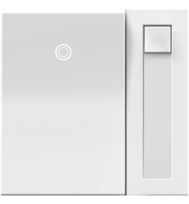 [221LW2] DIMMER PADDLE 1P/3V BOMBILLO LED 450W 120V BLANCO ADORNE ADPD453LW2