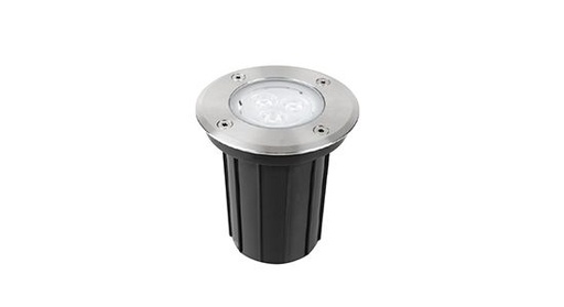 [3TE520] EMPOTRADO DE PISO ACERO INOX 3W 12V 150lm 3000K IP68