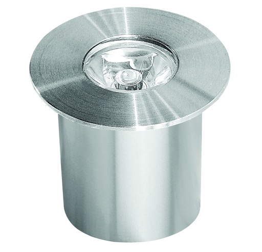 [3TE645] EMPOTRADO DE PISO SATINADO 2" 2W 100-240V 60lm 3000K NOM HLED-645/2W/S