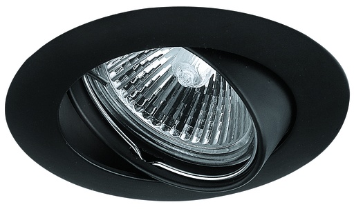 [3TE330N] EMPOTRADO DIRIGIBLE REDONDO NEGRO 3" PARA MR16 NOM YD-330/N