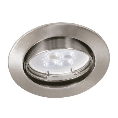 [3TE330S] EMPOTRADO DIRIGIBLE REDONDO SATINADO 3" PARA MR16 NOM YD-330/S
