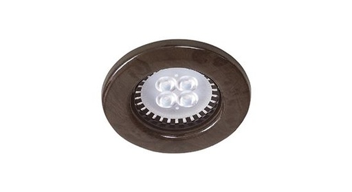 [3TE220M] EMPOTRADO FIJO REDONDO MADERA PARA MR16 100-240/12V NOM YD-220/M