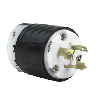 [D07520] ENCHUFE MEDIA VUELTA 2P 3H 20A 125V NEMA L5-20P L520P