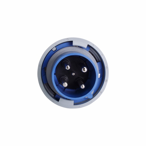 [450460P9W] ENCHUFE PIN&SLEEVE 3F 60A 250V 3P 4H 9 HORAS AZUL IP69K AH460P9WDR