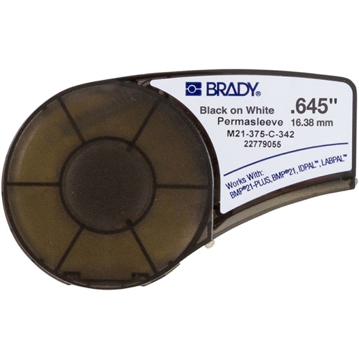 [BW1M2137] ETIQUETA TERMOCONTRACTIL P/BMP21 0.375 IN X 7 FT ROLL M21-375-C-342