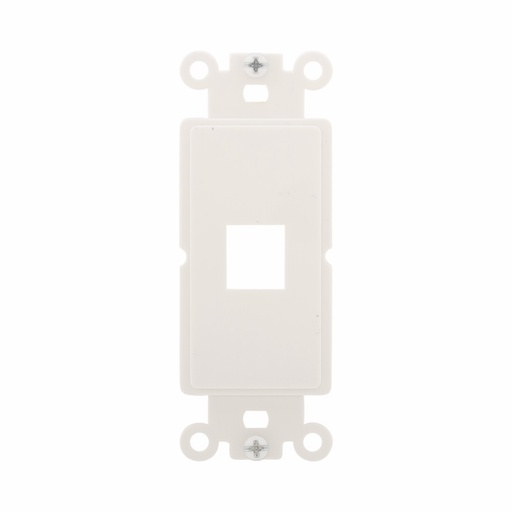 [45055215EW] INSERTO DECORATOR 1 MODULO KEYSTONE BLANCO 5521-5EW