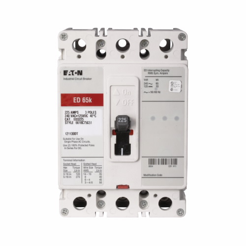 [4043175L] INTERRUPTOR CAJA MOLDEADA ED 175A 3P 240V 65KA@240V ED3175L