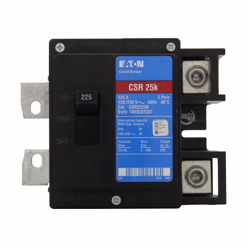 [4052225] INTERRUPTOR PRINCIPAL TIPO CSR 225A 2P 25KA 120/240V CSR2225N