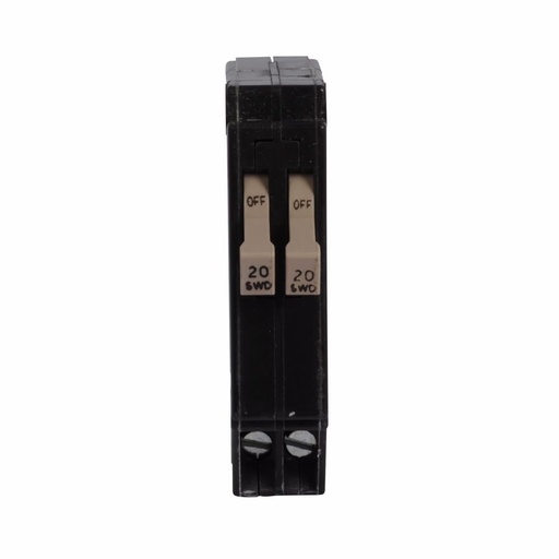 [4022020] INTERRUPTOR TERMOMAGNETICO CH TIPO TWIN 20 Y 20A 10KA 120V UL CHT2020