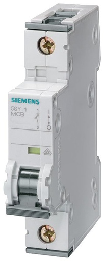 [5177CC50A] INTERRUPTOR TERMOMAGNETICO P/RIEL/DIN 1P 50A 480V 5SY41507CC SIEMENS