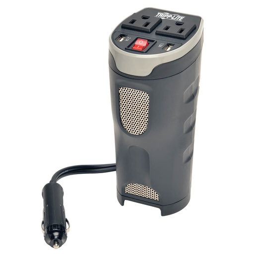 [460PV200CUSB] INVERSOR P/VEHICULO 12VDC 200W 2TOMAS 15A 125V 2 USB TIPO A PV200CUSB