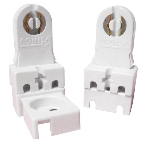 [E09924AH] JUEGO DE BASES PARA TUBO FLUORECENTE NTP924AH